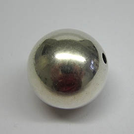 Metall-Perle 30mm silber
